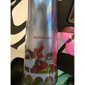 Starbucks Hungary Tumbler 16oz Cold Cup Travel Mug Country Collection Rare 473ml